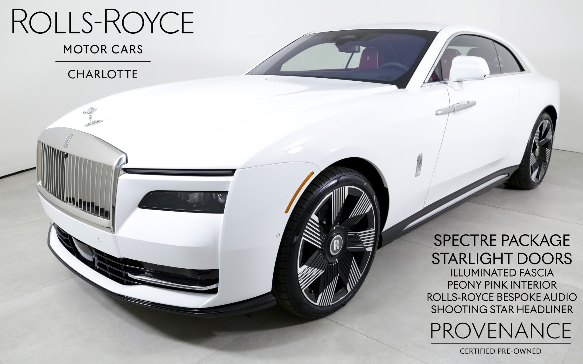 Used 2024 Rolls-Royce Spectre Base with VIN SCATK2C09RU224296 for sale in Charlotte, NC