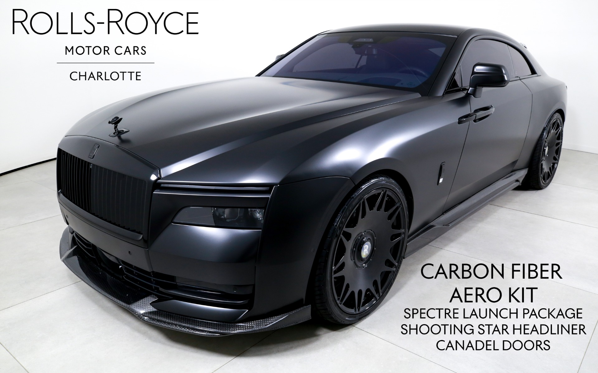 Used 2024 Rolls-Royce Spectre Base with VIN SCATK2C07RU220361 for sale in Charlotte, NC
